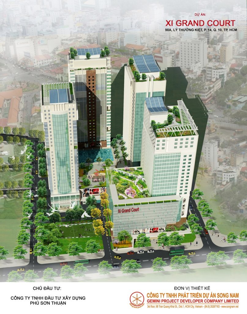 Tư vấn thiết kế kết cấu TỔ HỢP CAO ỐC XI GRAND COURT Tư vấn thiết kế kết cấu TỔ HỢP CAO ỐC XI GRAND COURT